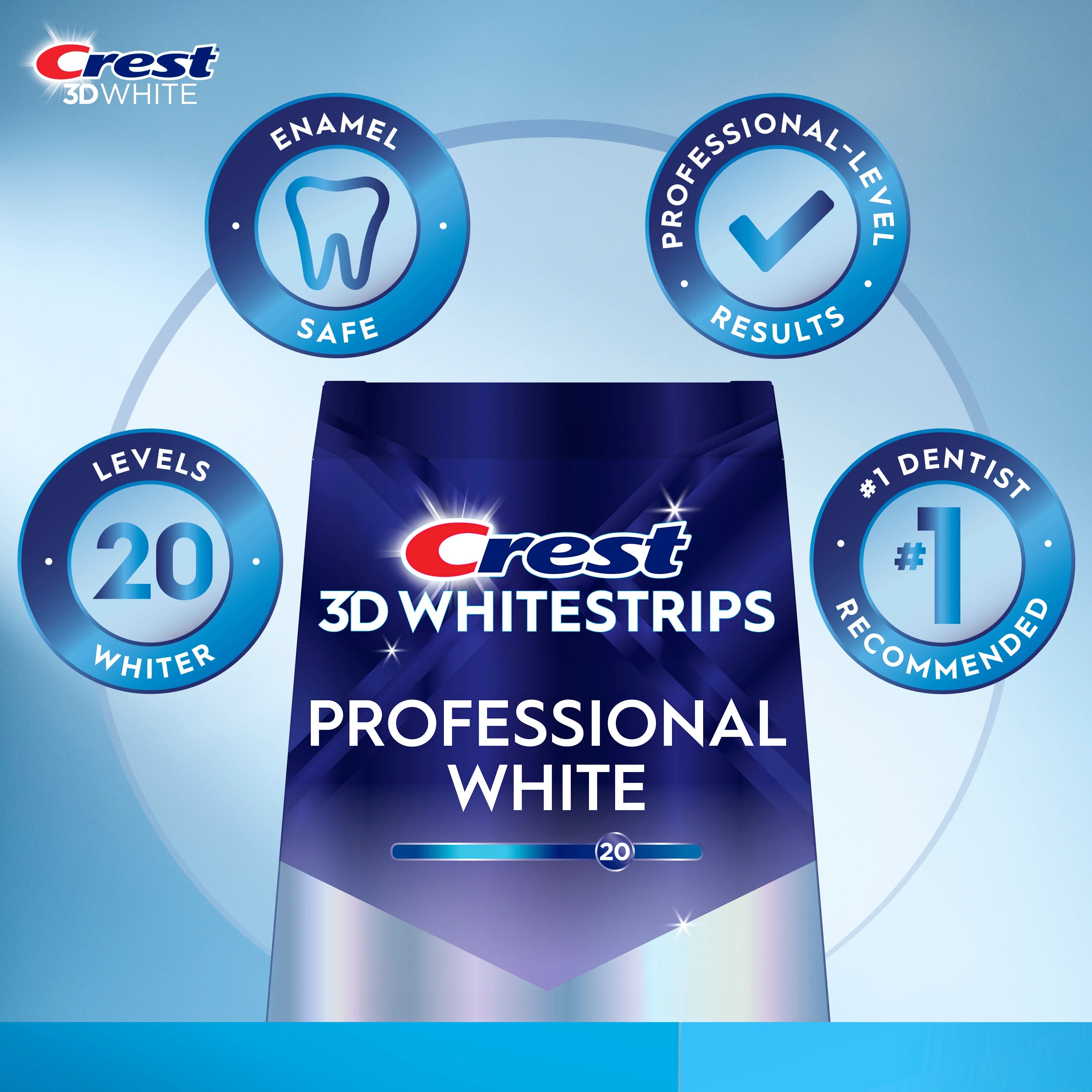 Crest 3D White Whitestrips - Professional White